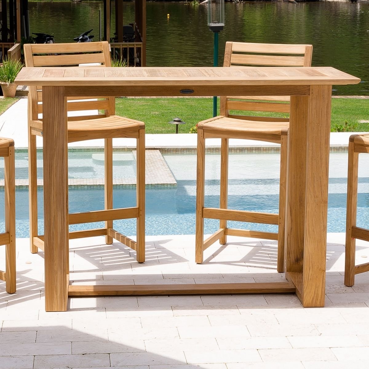 horizon bar table - westminster teak outdoor furniture #