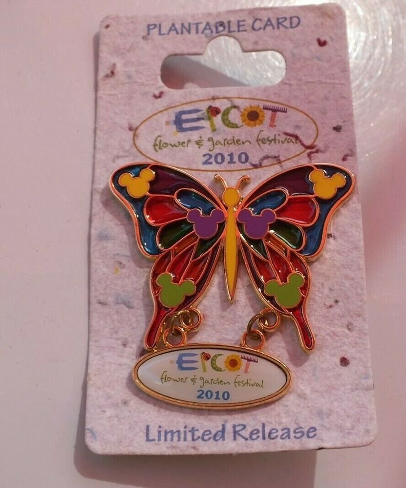 details about disney pin - wdw - epcot flower and garden festival