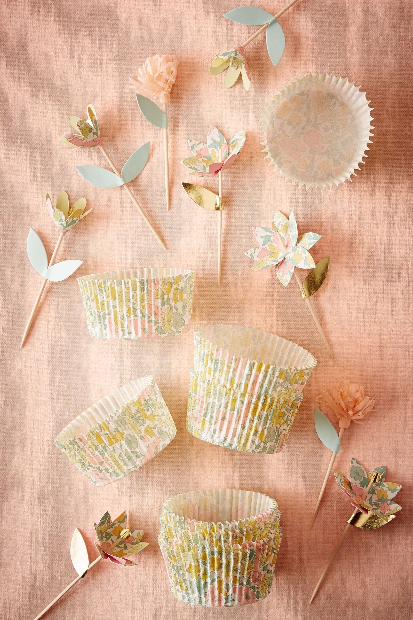 liberty london cupcake kit from @bhldn | party decor and irish