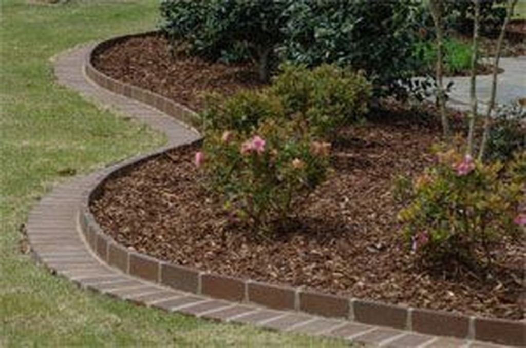 35 best garden border ideas with red brick | front yard