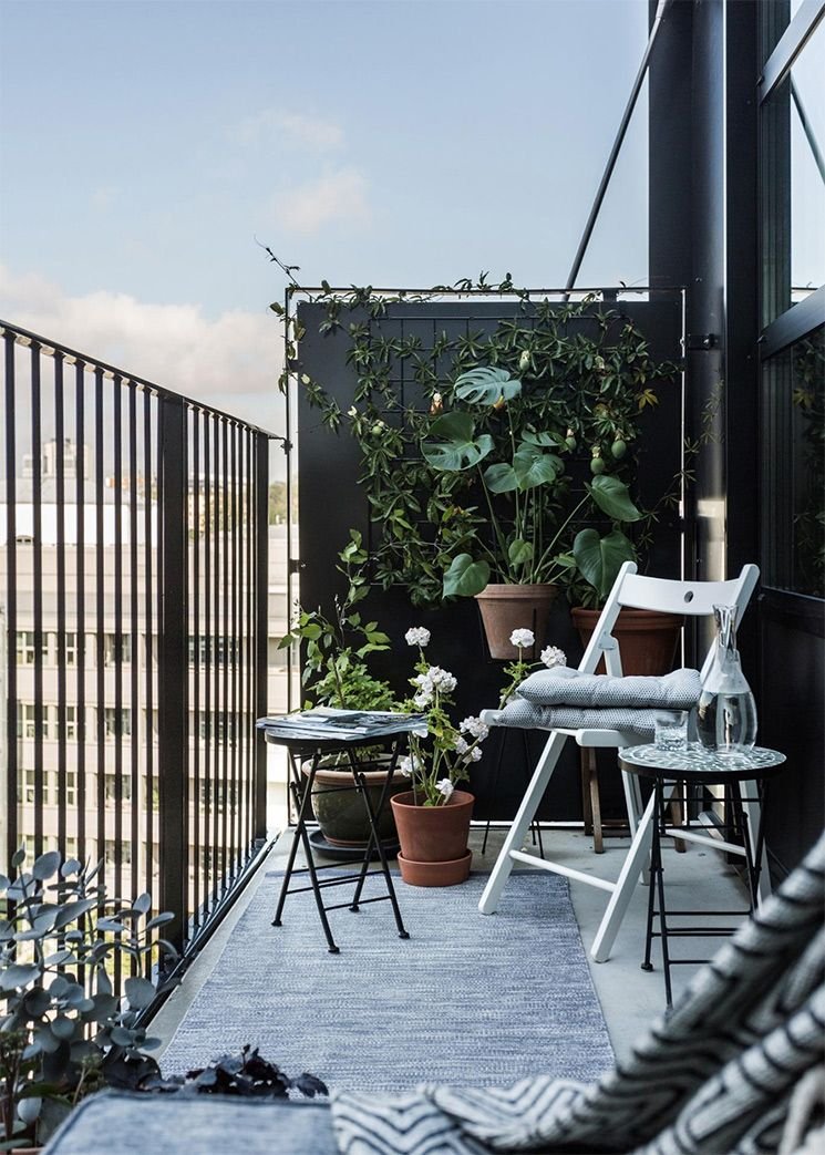 narrow balcony garden ideas - how to decorate long narrow balconies