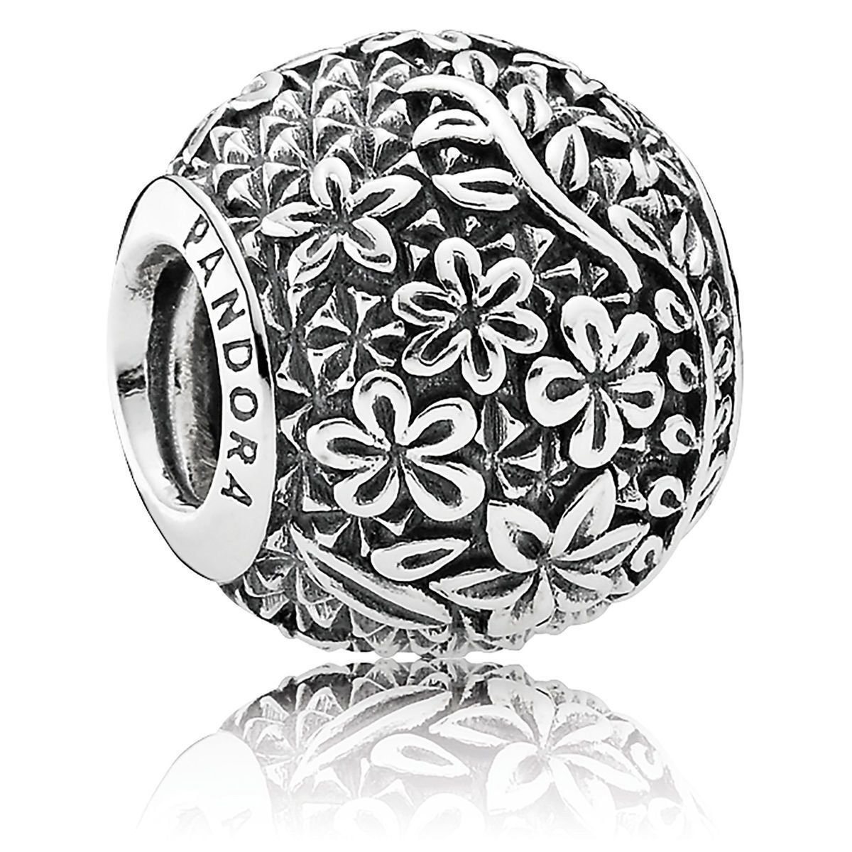 epcot floral charm by pandora jewelry in 2019 | pandora