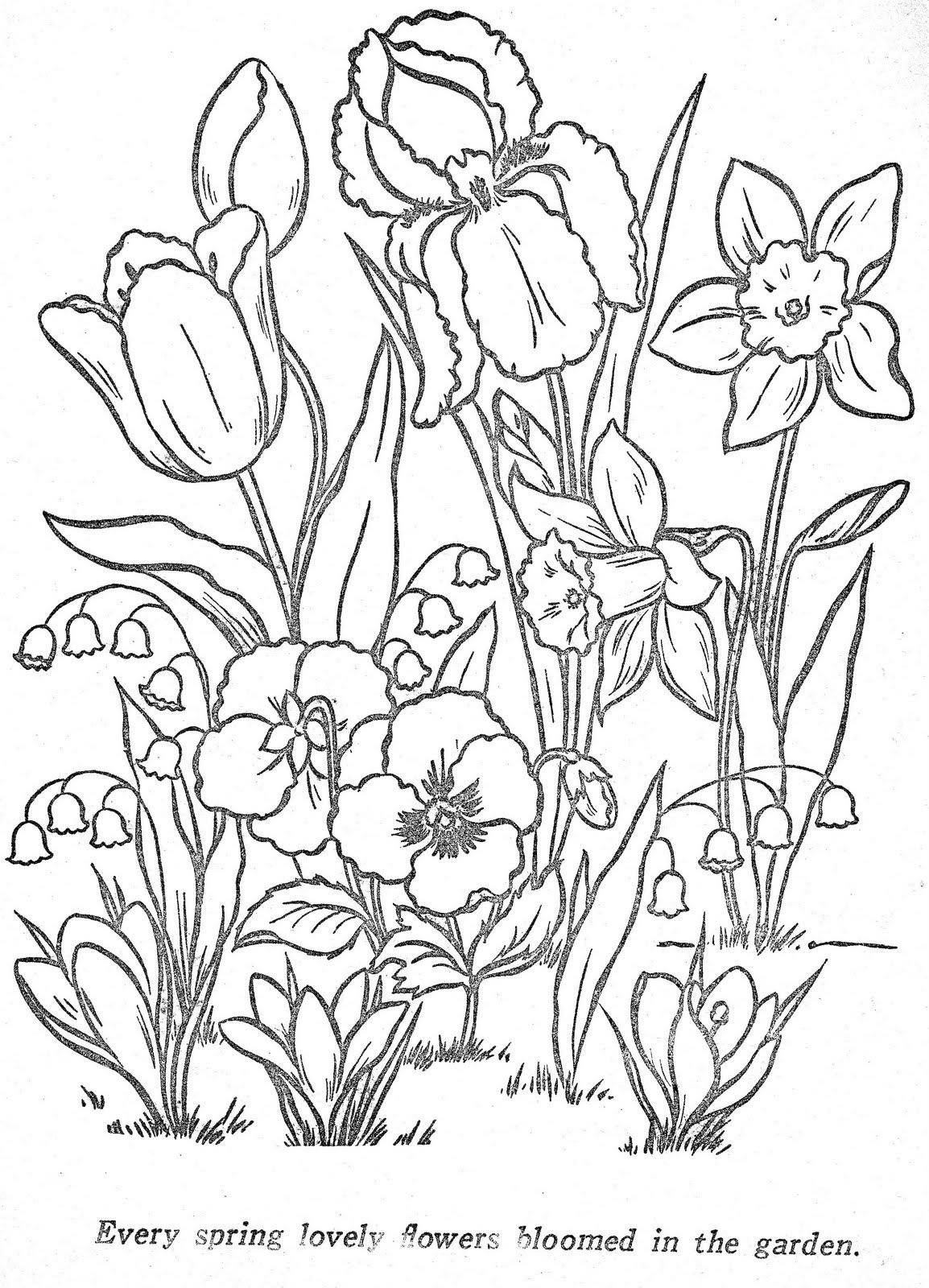 coloring pages: happy elf | elves & fairies | flower coloring pages