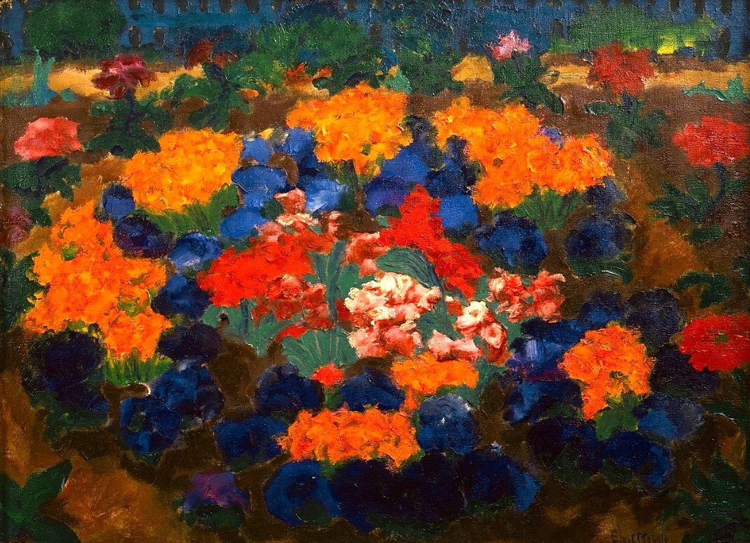 blumengarten (utenwarf)'' by emil nolde | art | emil nolde, art