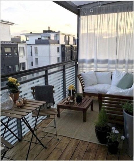 45 splendid small apartment balcony decorating ideas | small apartment