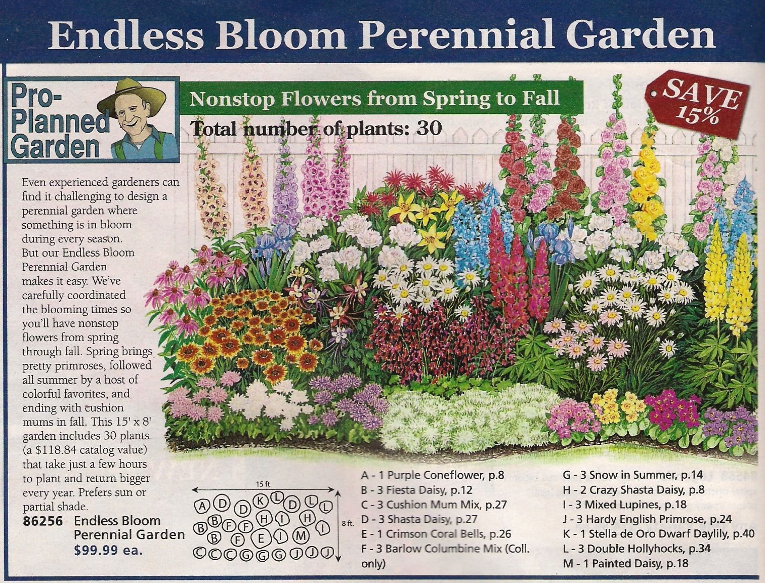 perennial bed plan from michigan bulb co., west garden | outside