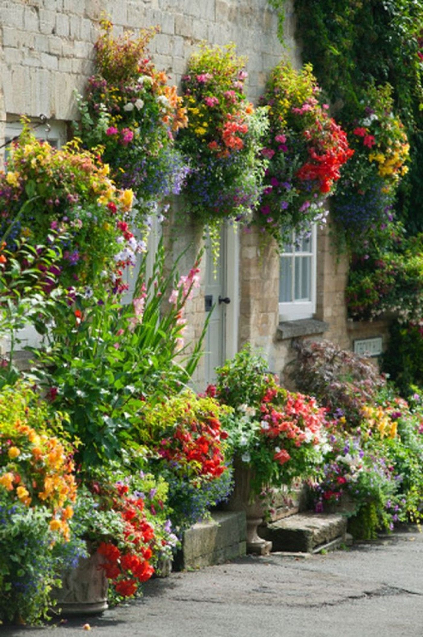 19+ unusual garden ideas | groovy gardens | hanging flower baskets