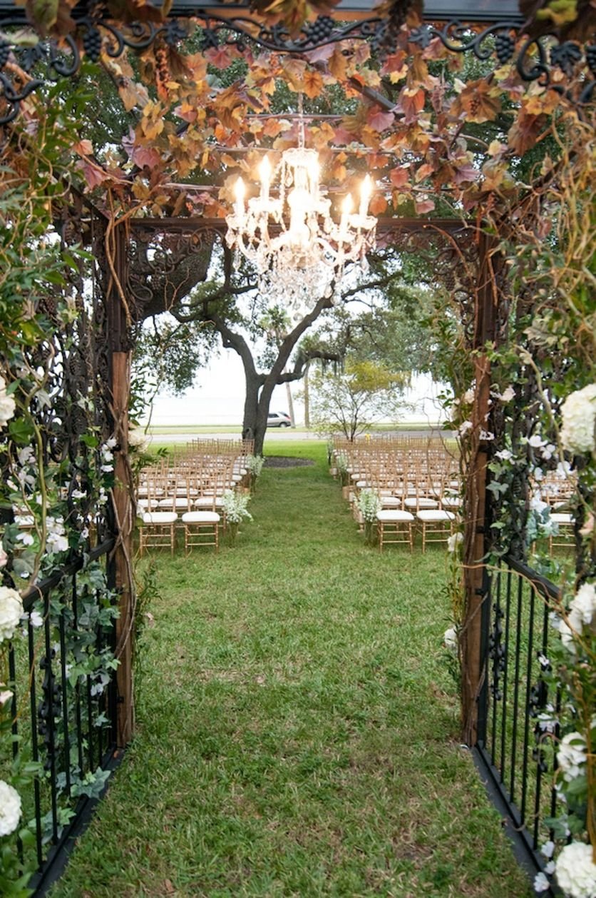 champagne, ivory and gold “secret garden” inspired wedding | events