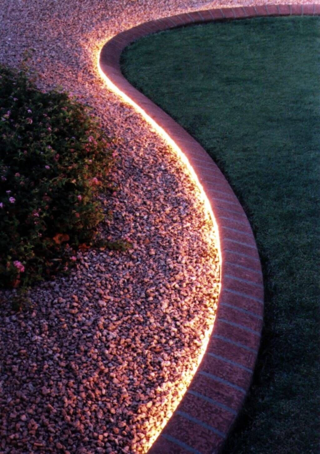 discreet flower bed lighting | landscape lighting | lighting your