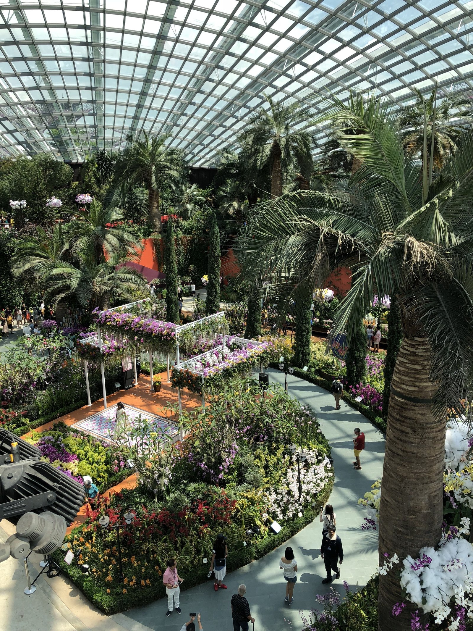 flower dome in singapore gardens by the bay. | singapore in 2019