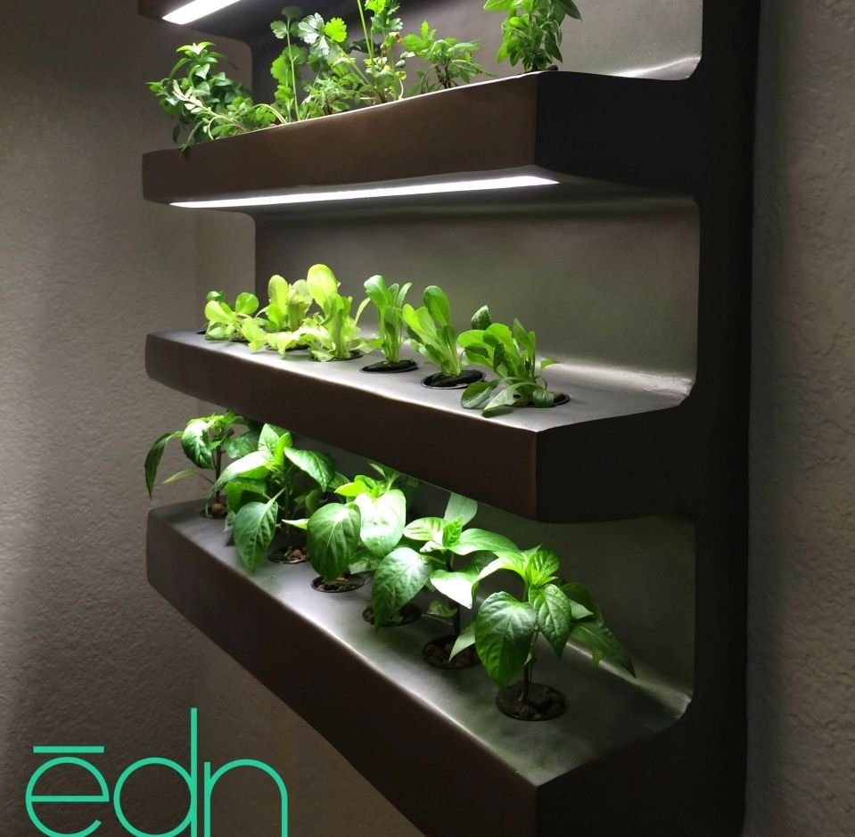 Wall-hanging Edn grows number of different vegetables and ...