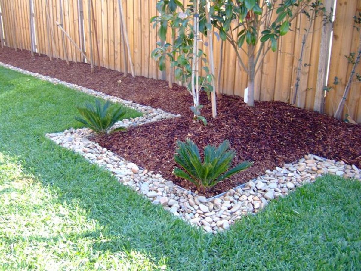 Yard Borders And Edging Ideas | Garden mulch, Landscaping ...