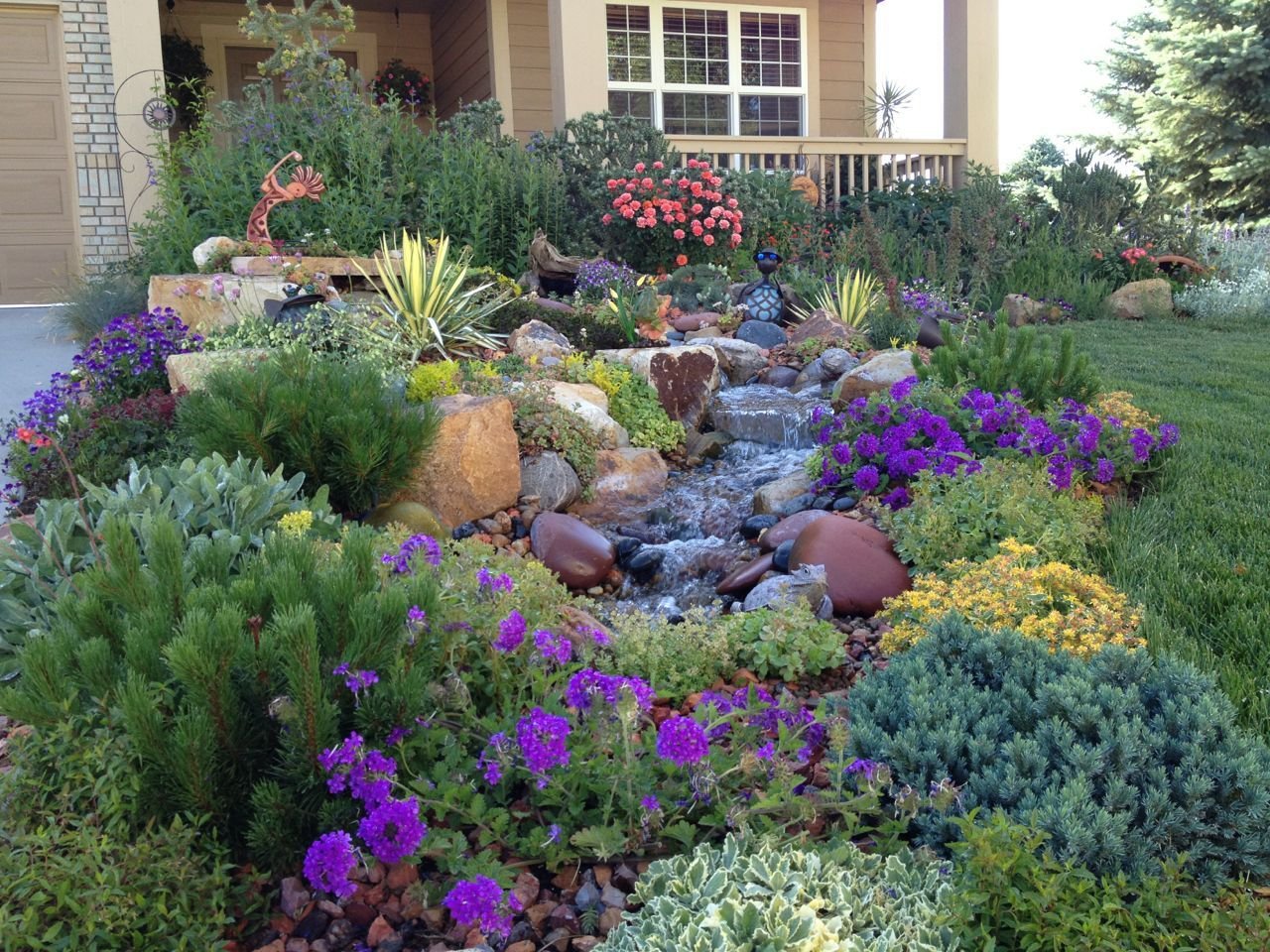 texas xeriscaping ideas | an exuberant border that attracts