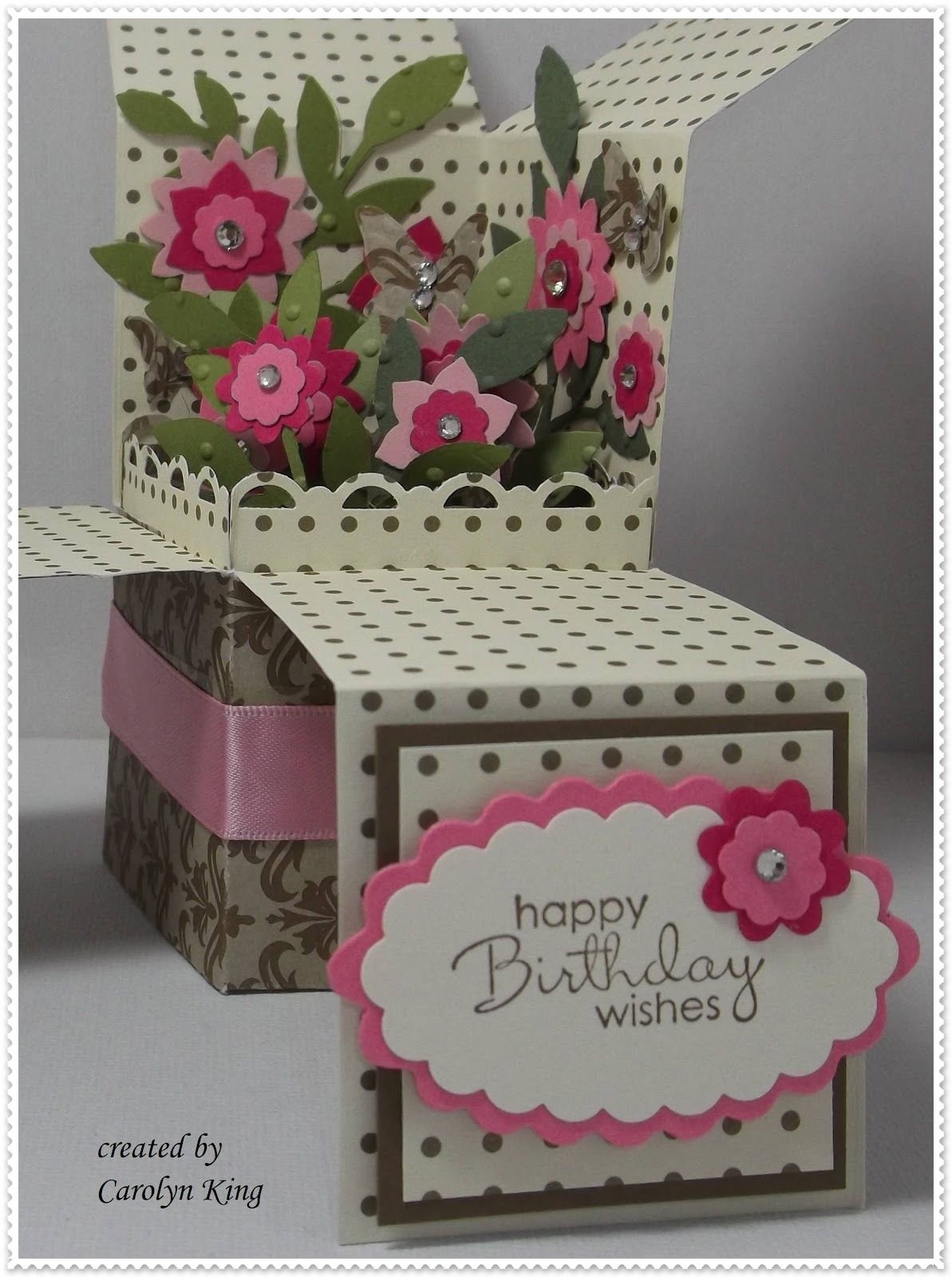 jai 128 - inspirational photo - flower garden pop-up box card