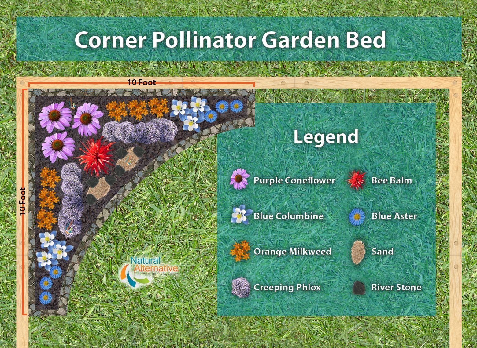 how to build a pollinator garden | beekeeping | flower garden plans
