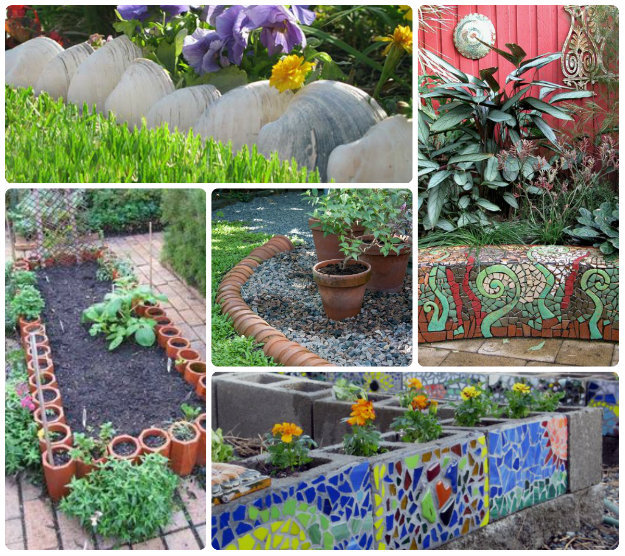 60 flower bed edging ideas | flower bed edging, raised garden beds diy