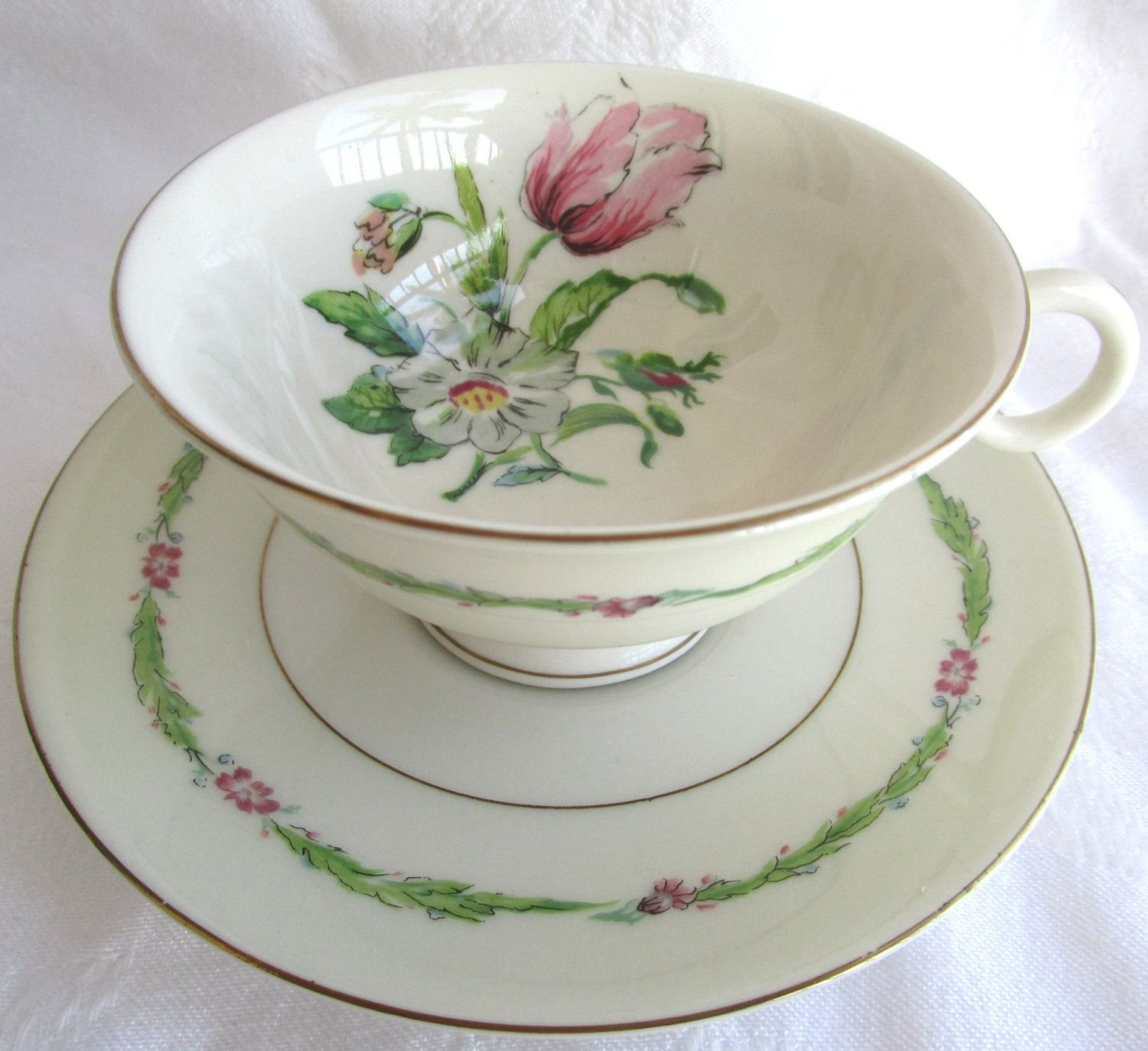haviland limoges garden flowers china theodore haviland new york