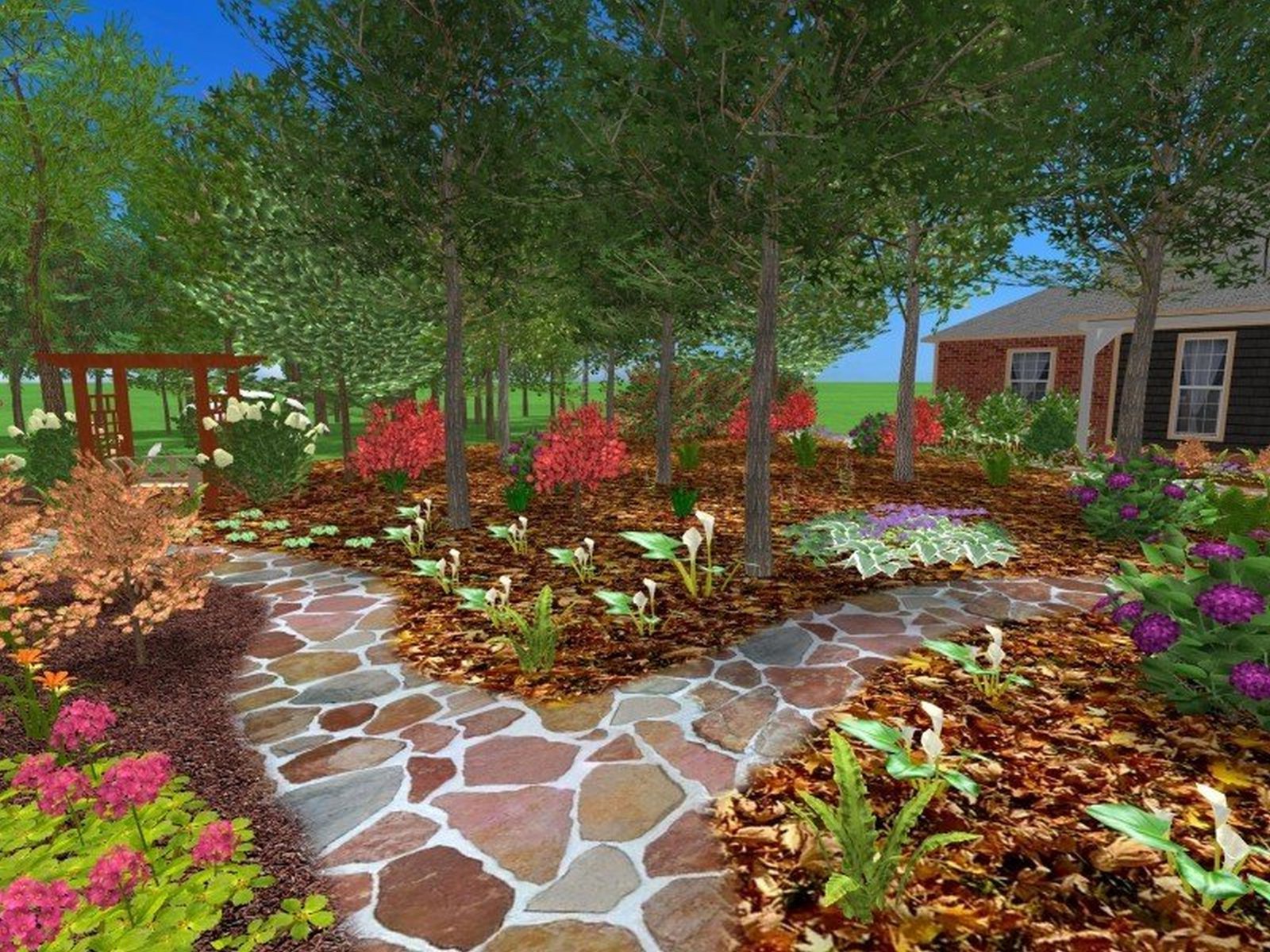 the amazing simple landscaping ideas without grass for modern