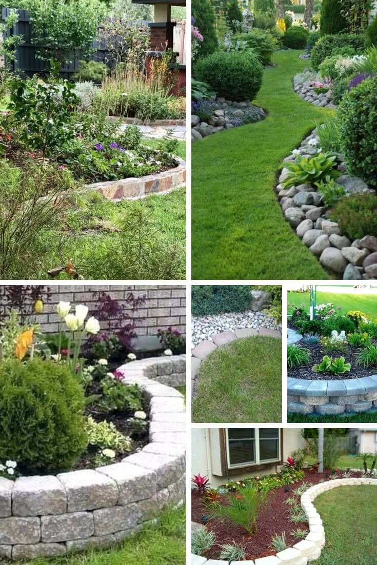 21+ brilliant & cheap garden edging ideas with pictures