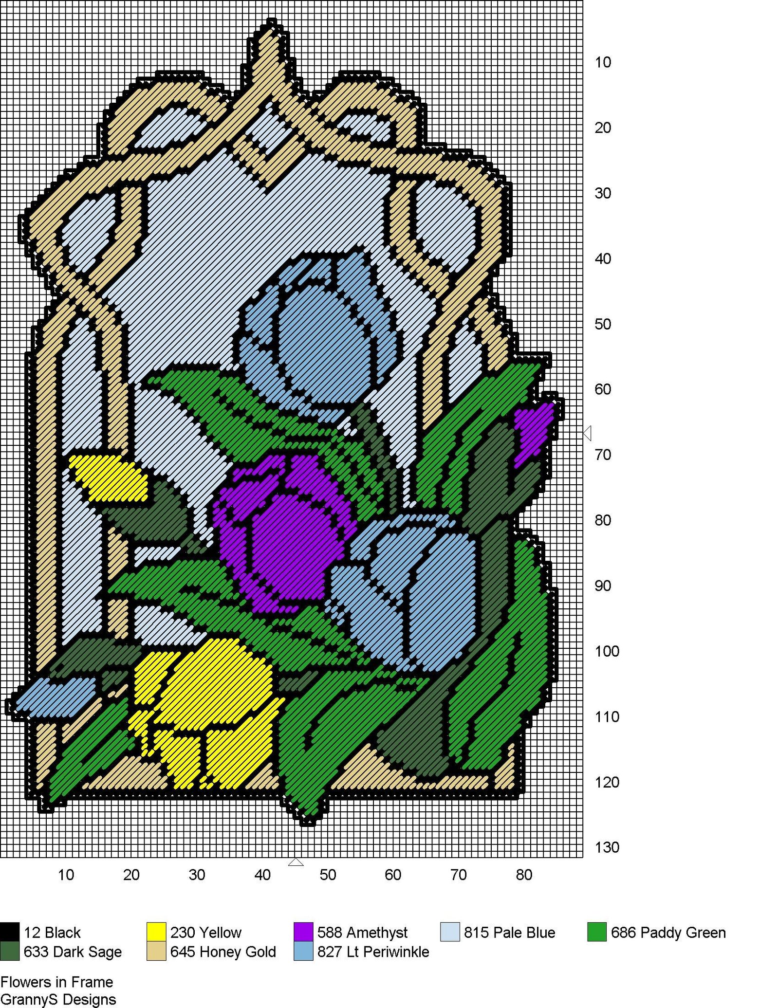 flowers in frame | plastic canvas | plastic canvas crafts, plastic