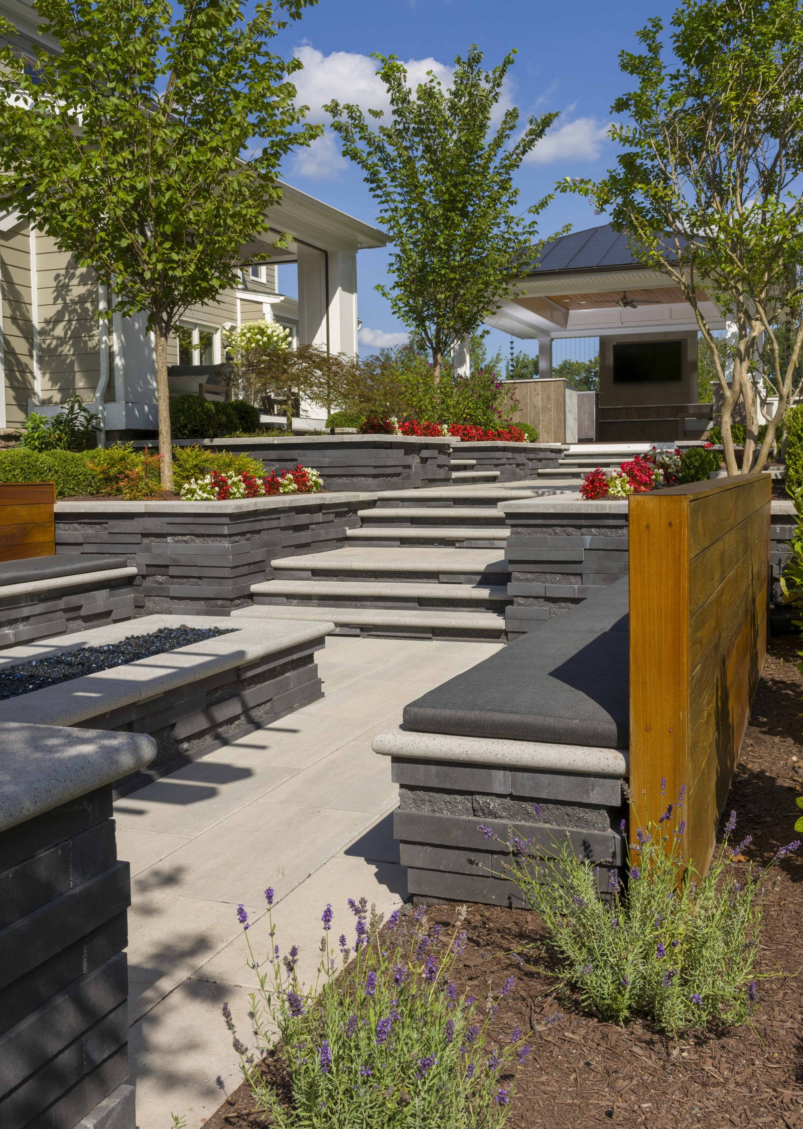 backyard landscaping in 2021 | modern backyard landscaping, backyard