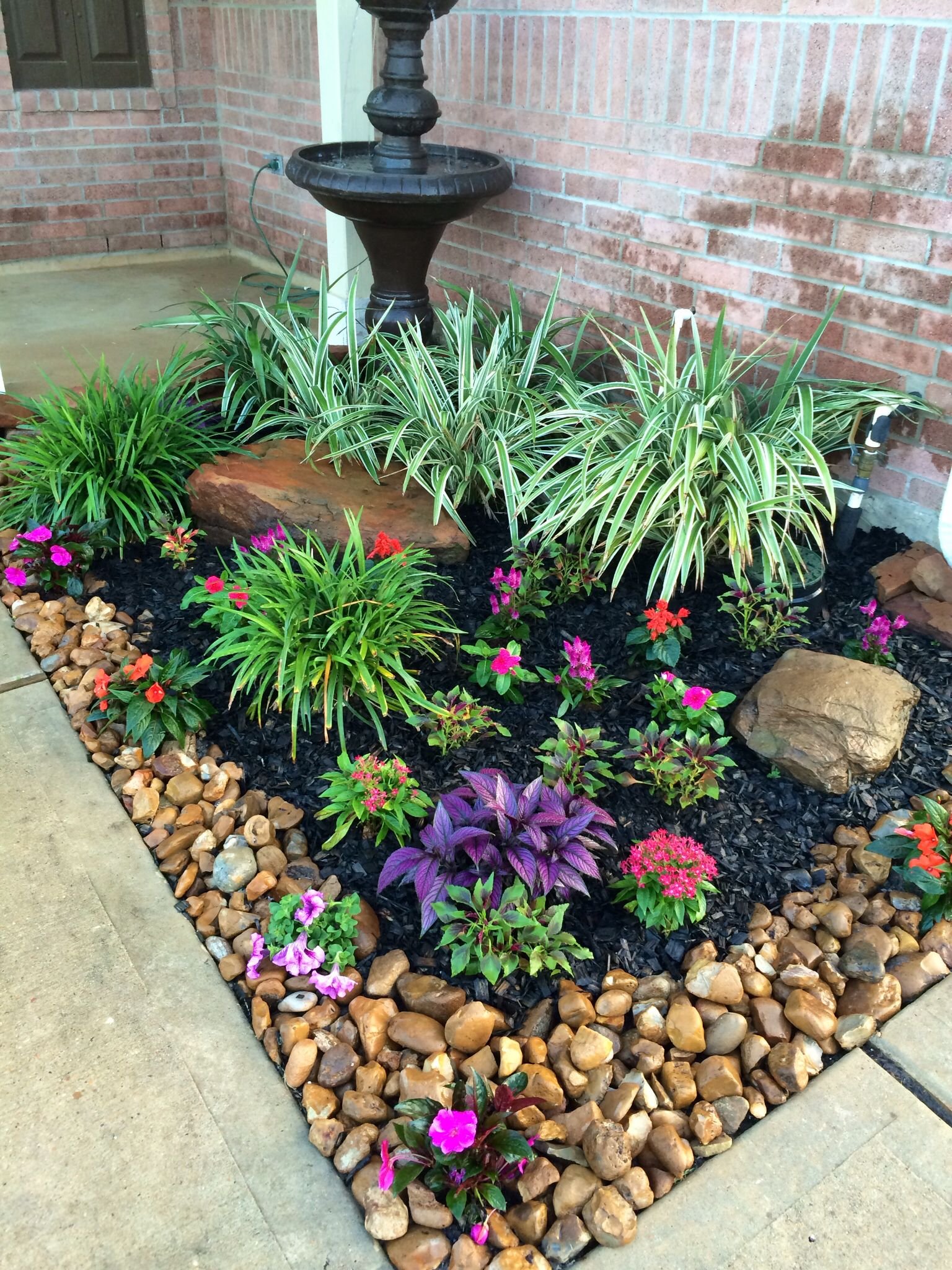 homedepot | flower ideas | front yard garden design, garden, front
