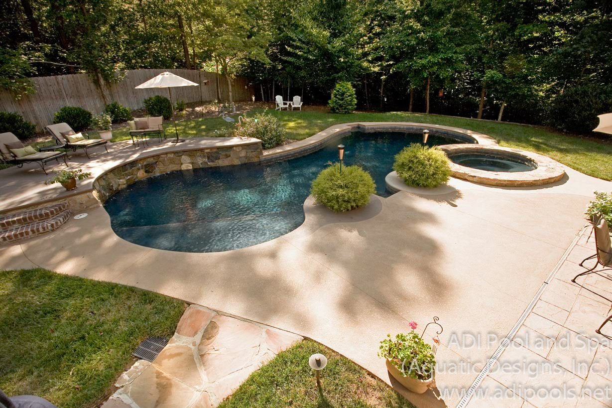 backyard pool landscaping ideas | great outdoors | pool landscaping