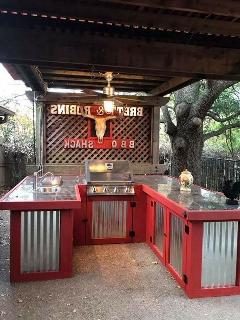 47+ comfortable outdoor kitchen design ideas #outdoorkitchen #