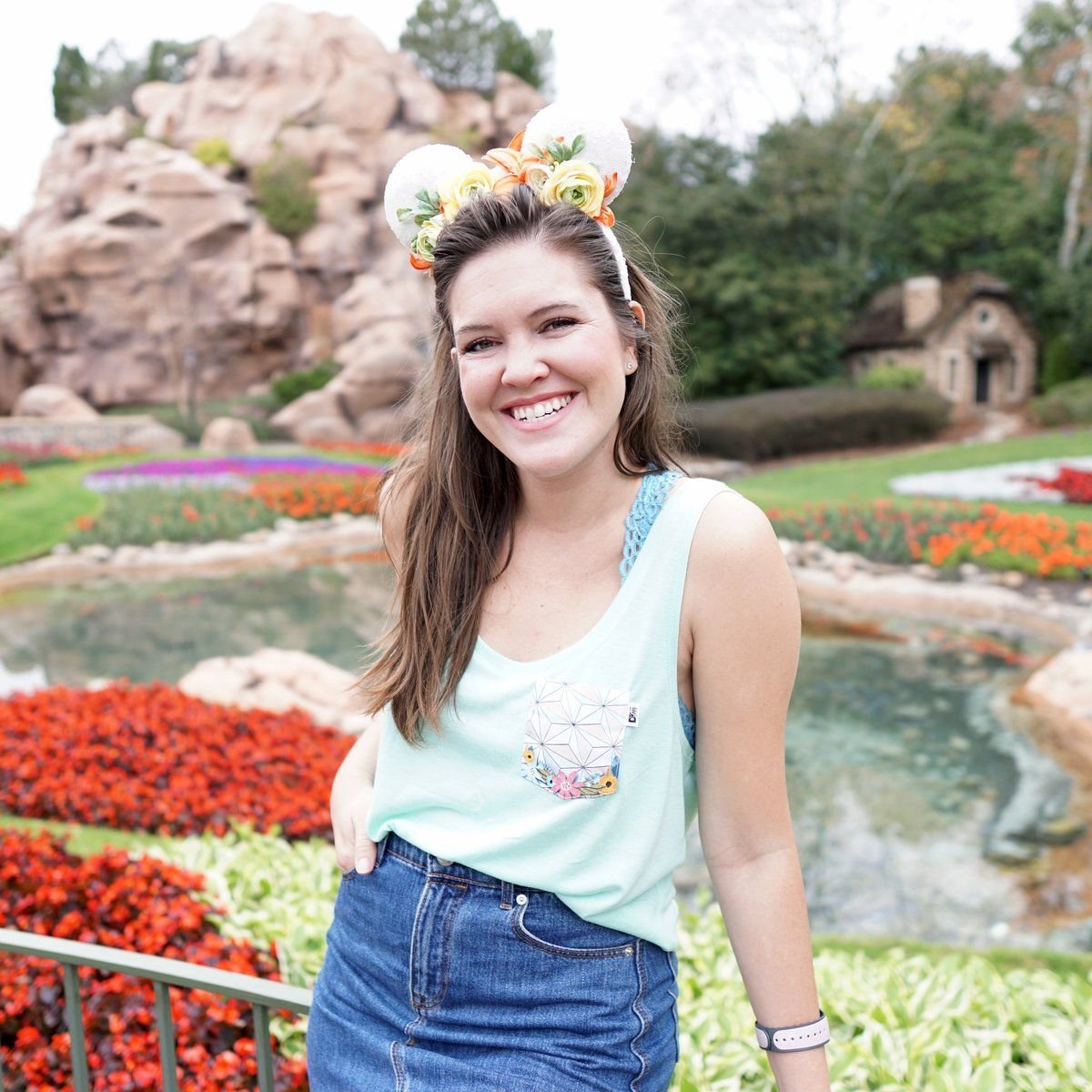 flower & garden crop tank, mint in 2019 | our designs | d3tees