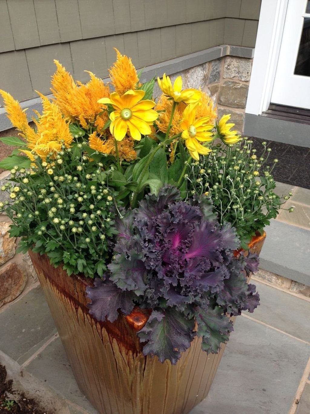 38 comfy summer container garden decoration ideas | fall container