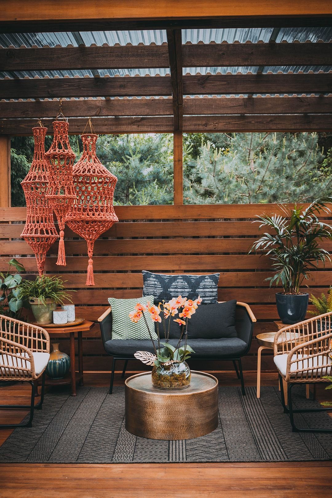 backyard patio inspiration - riverton garden tour | garden tours, patio