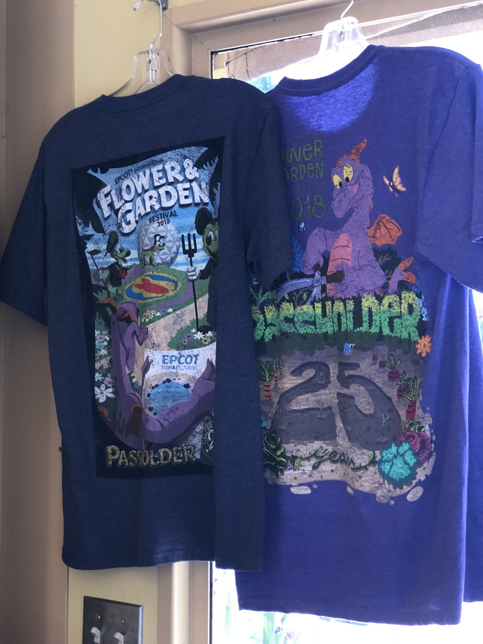 checking out the annual passholder merchandise for the flower and