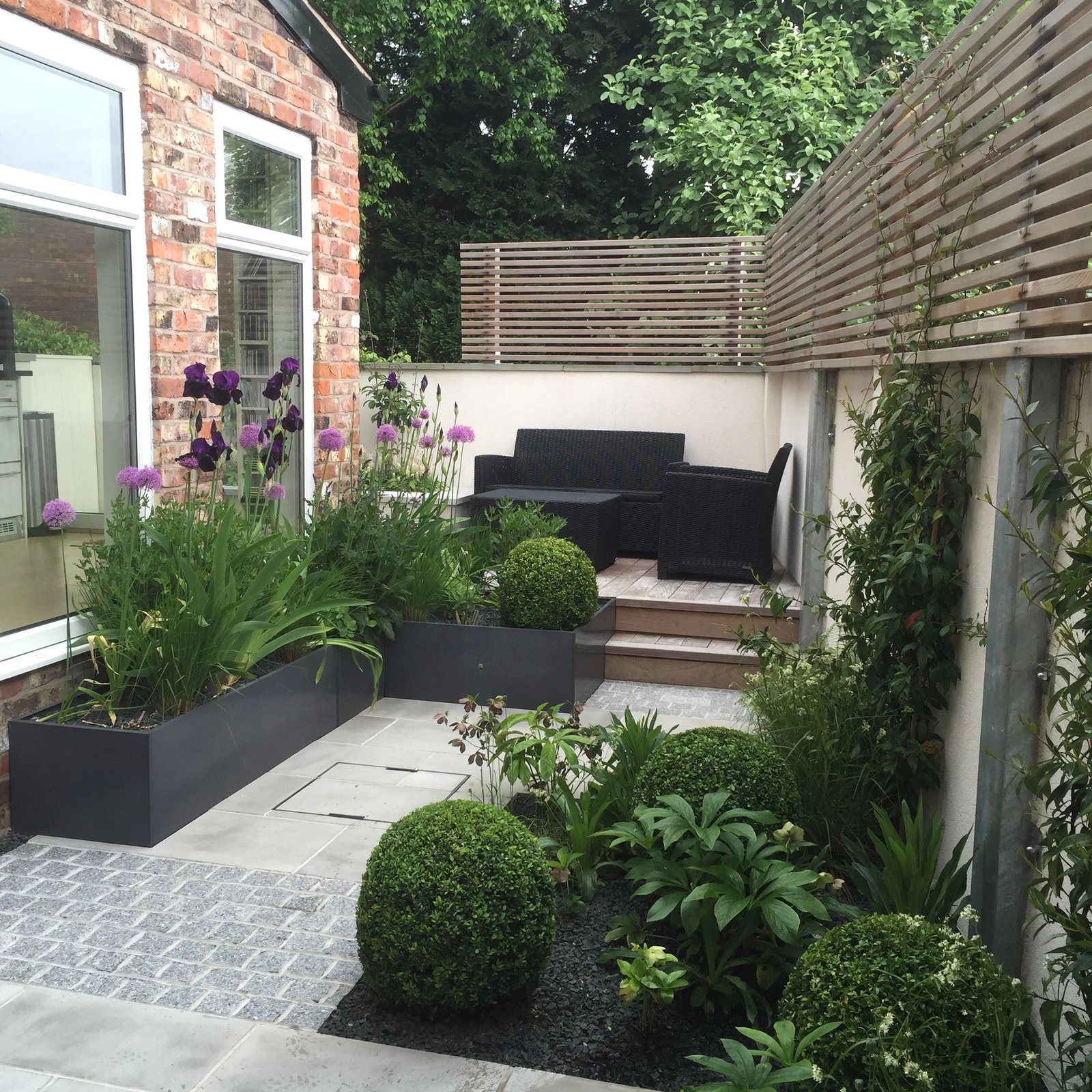 Épinglé par nathalie kuppens sur garden ideas | aménagement terrasse