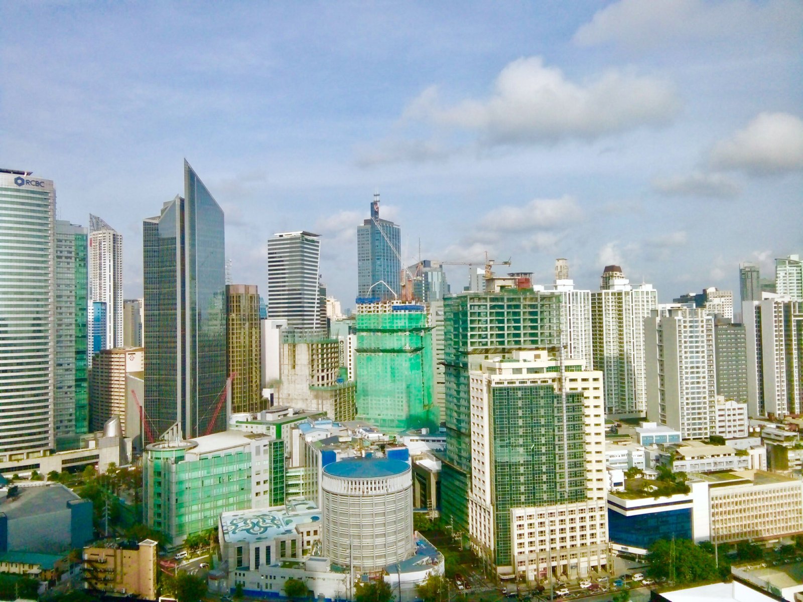 photo took from oriental garden condominium makati. 33rd