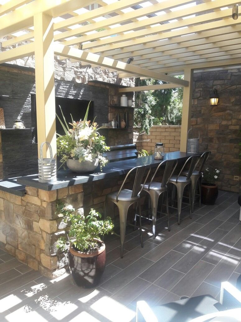 we like this bar. | outdoor decor, patio, outdoor structures