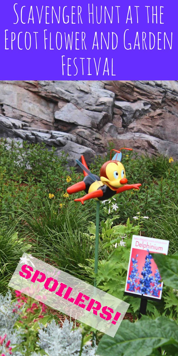 scavenger hunt at the epcot flower and garden festival! | disney