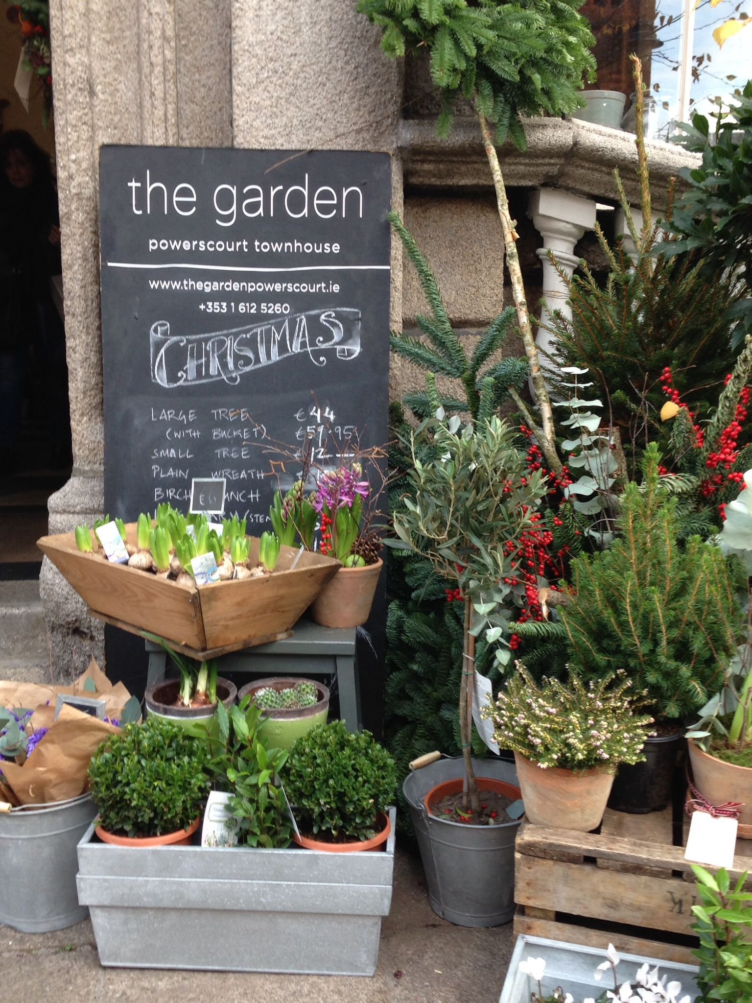 the garden, powerscourt, dublin. great flower shop!! | travel