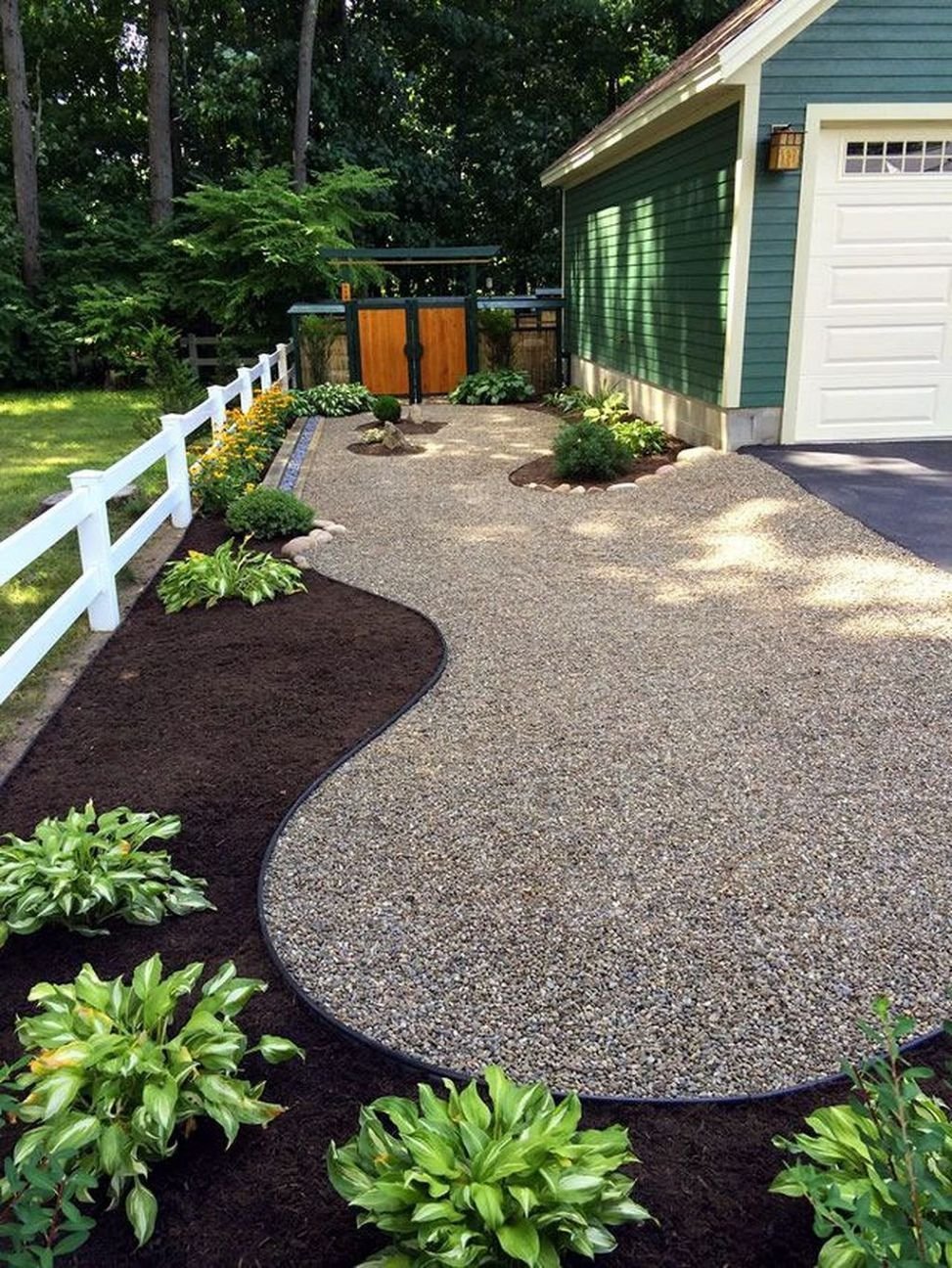 awesome rock landscaping ideas backyard that work | front