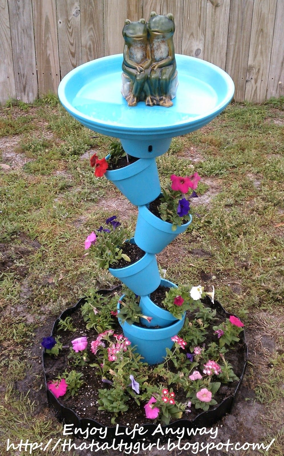 ever tried keeping the potting soil in a tilted pot when watering? i