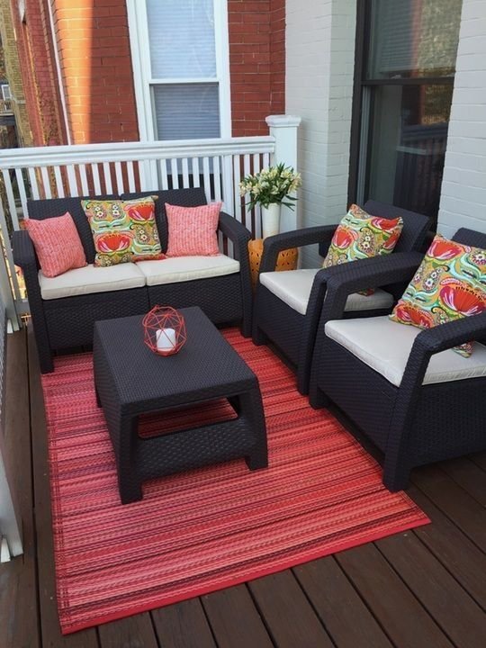 30 comfy and cozy outdoor balcony decorating ideas | apartment patio