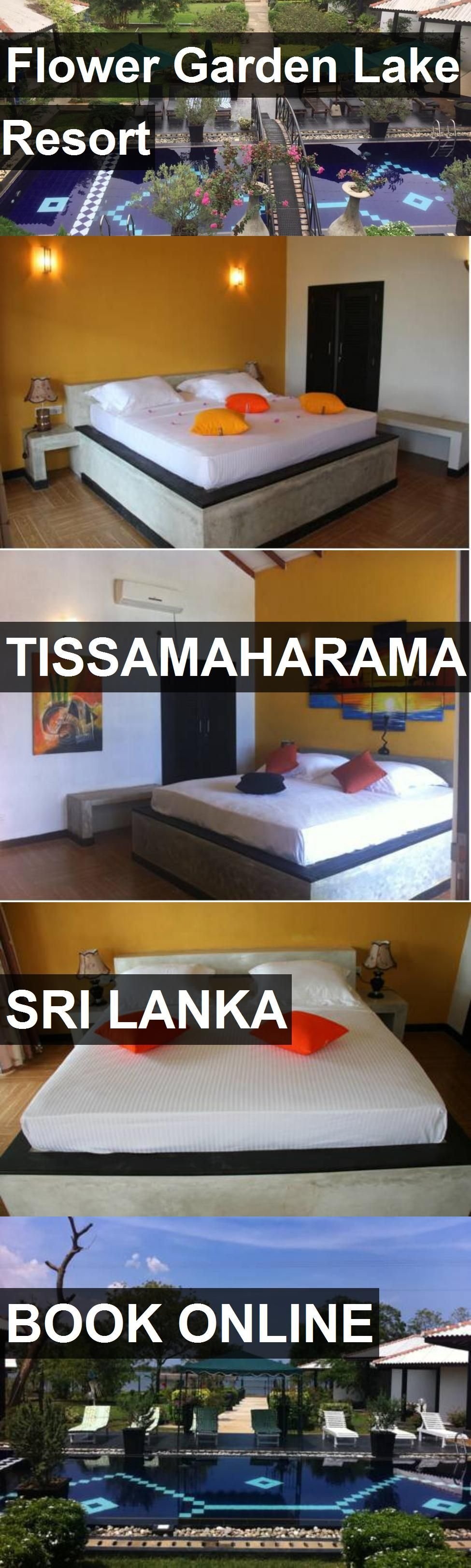 hotel flower garden lake resort in tissamaharama, sri lanka. for