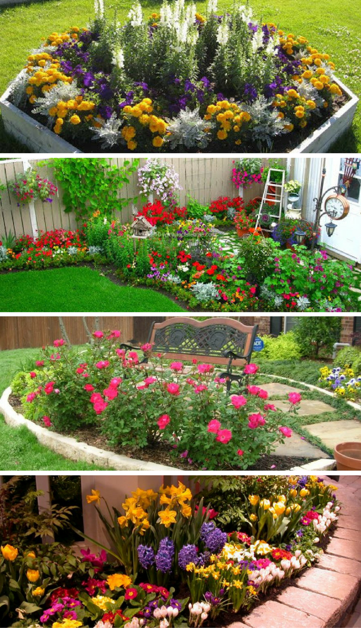 16 small flower gardens that will beautify your outdoor space
