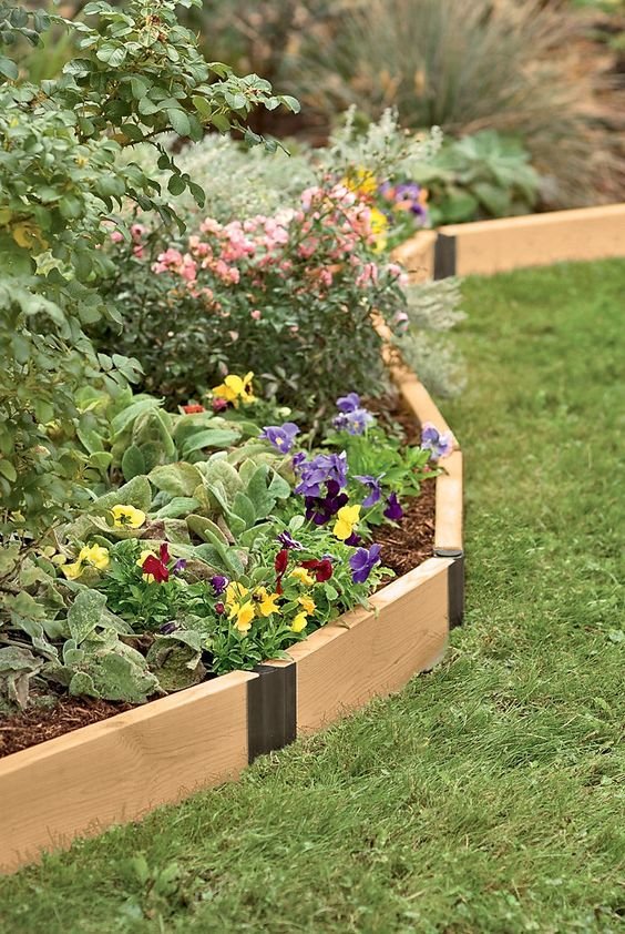 25 stylish garden bed edging ideas - digsdigs