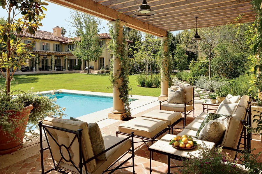 patio and outdoor space design ideas photos | architectural digest