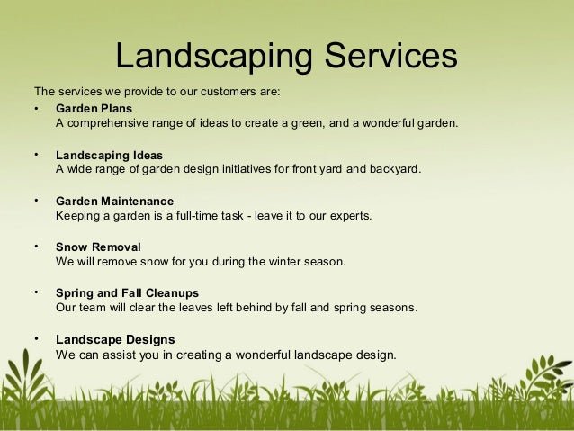 p&mlandscaping company profile