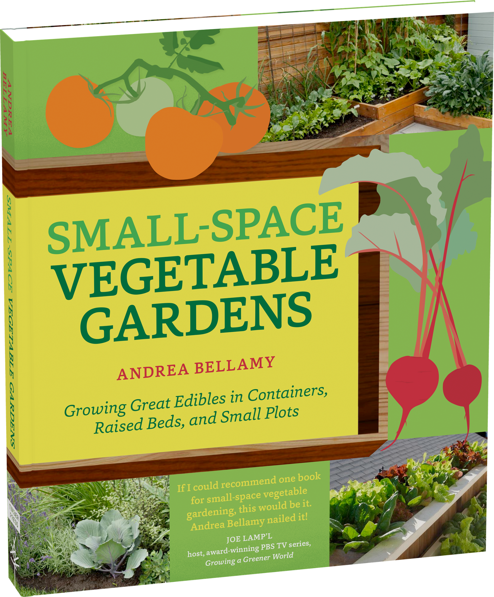 small-space vegetable gardens - workman publishing