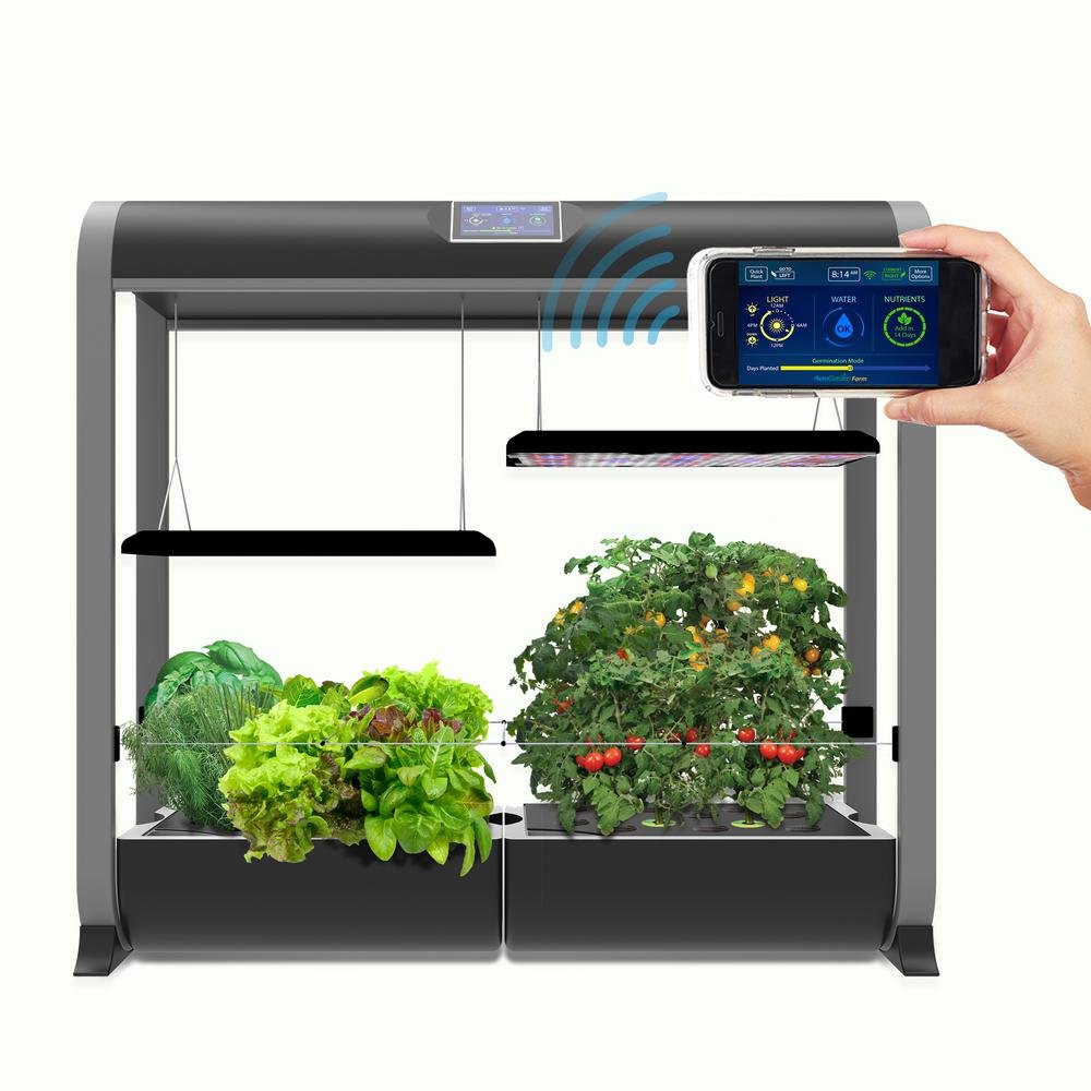 AeroGarden AeroGarden Farm Plus Hydroponic Indoor Garden ...