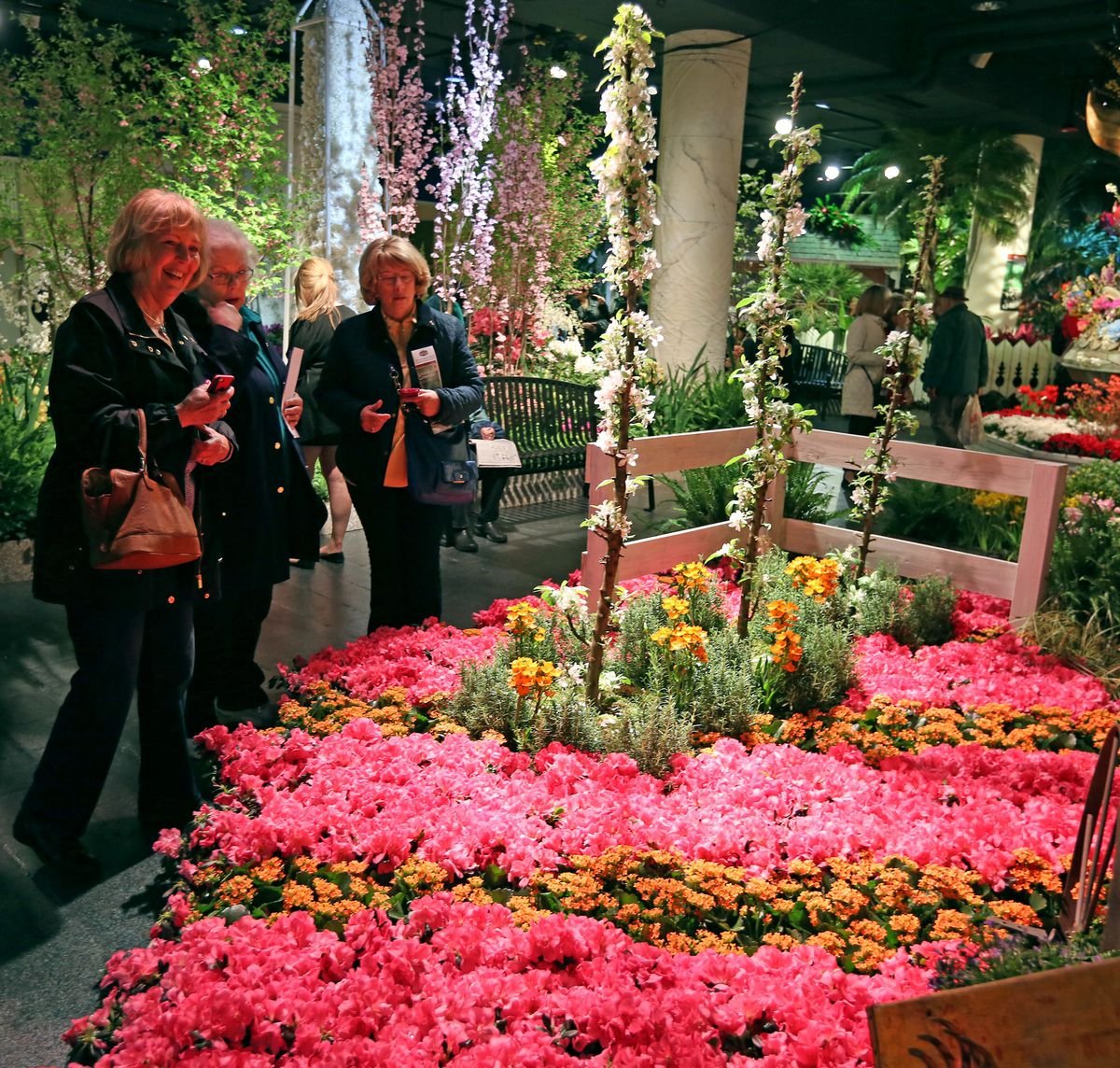 we're not in eden just yet, but chicago gardens have springtime