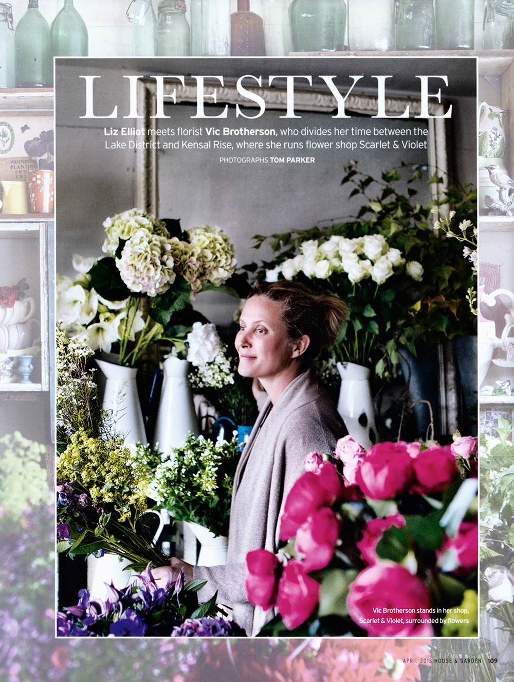 house & garden april 2103 – scarlet & violet