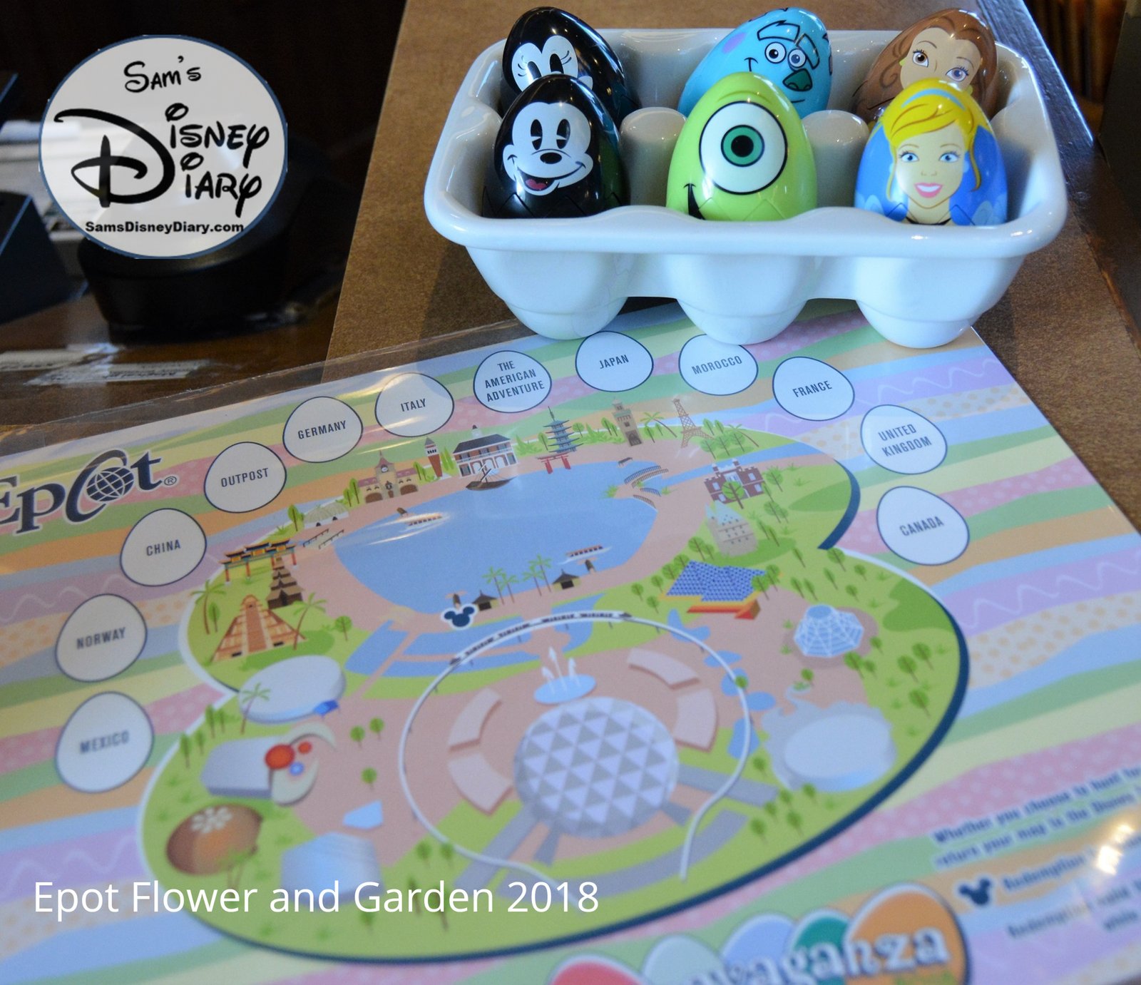 sams disney diary epcot flower and garden 2018 egg hunt (2) - sams